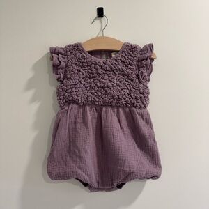 Toddler Girl Smocked Bubble Romper